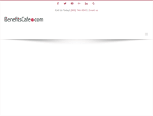 Tablet Screenshot of benefitscafe.com